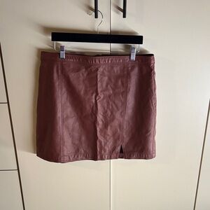 Abercrombie & Fitch Chocolate Mini Skirt